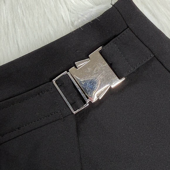 Zara Black Asymmetrical Cargo Mini Skirt with Pocket Detail - Picture 3 of 7